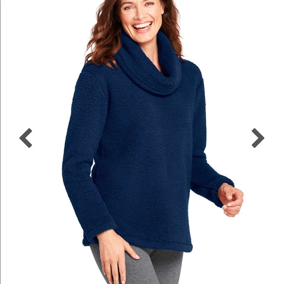 lands end sherpa pullover